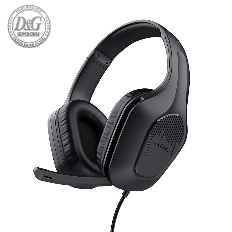 TRUST GXT415 Zirox Headset Black