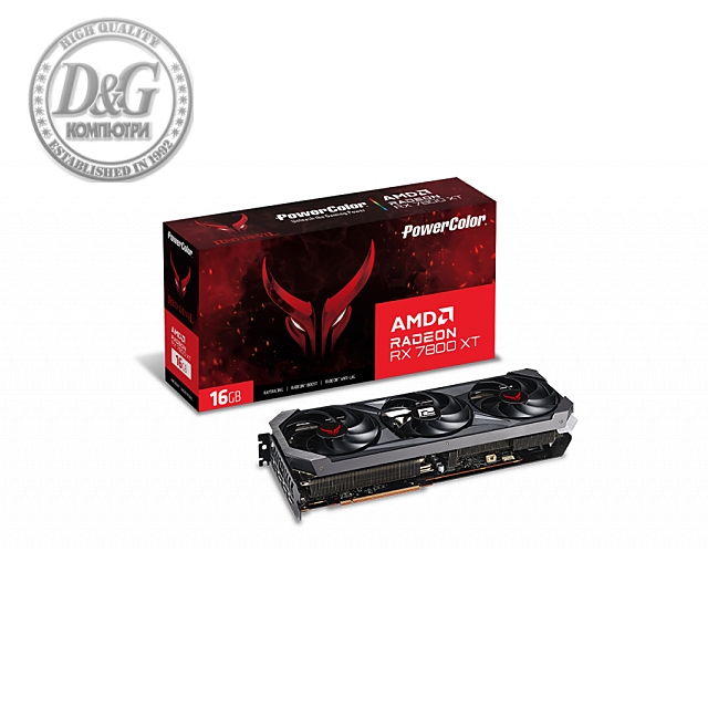 Видео карта POWERCOLOR AMD RADEON RX 7800 XT Red Devil 16GB GDDR6