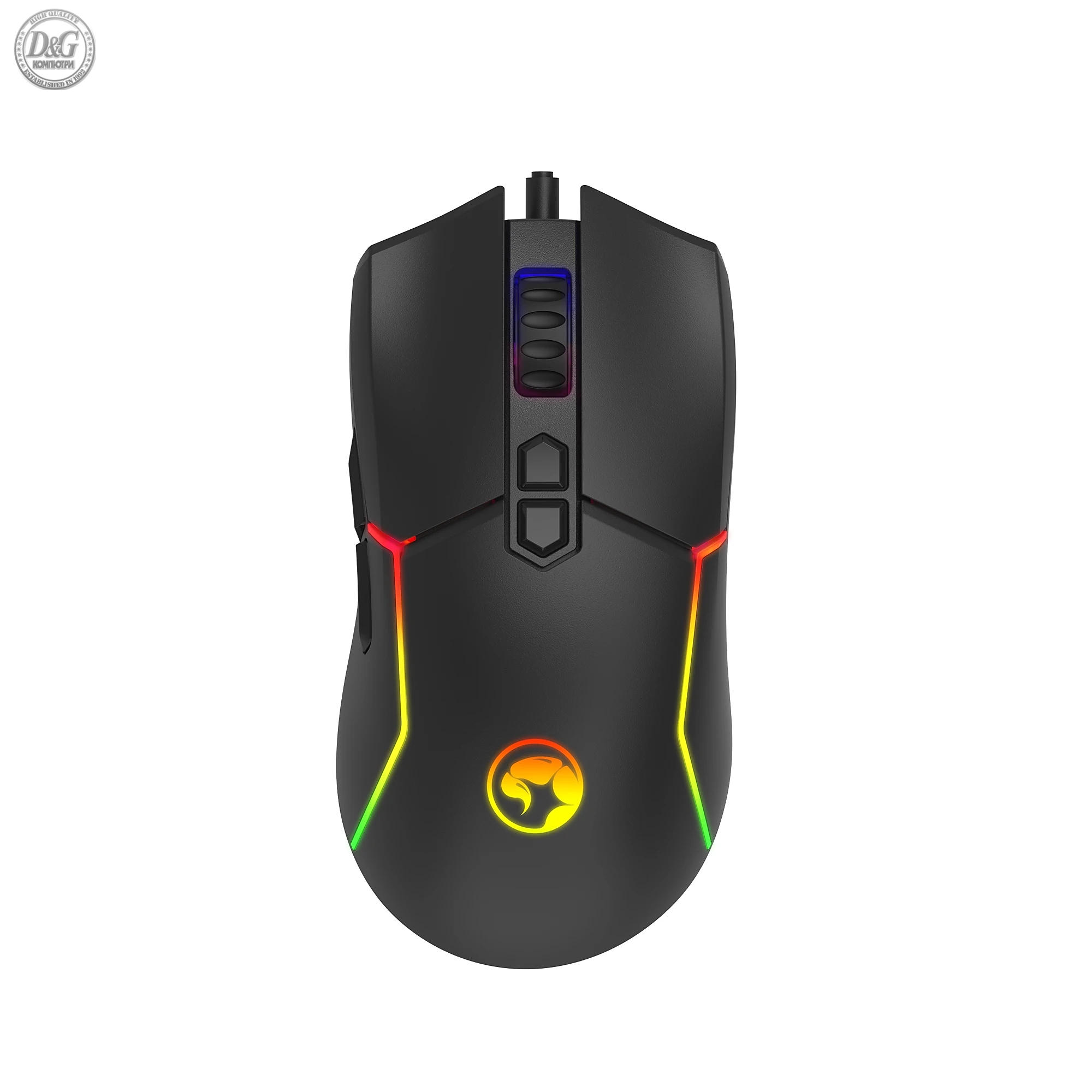 Marvo Геймърска мишка Gaming Mouse M655 RGB - 12000dpi, 7 programmable buttons, 1000Hz