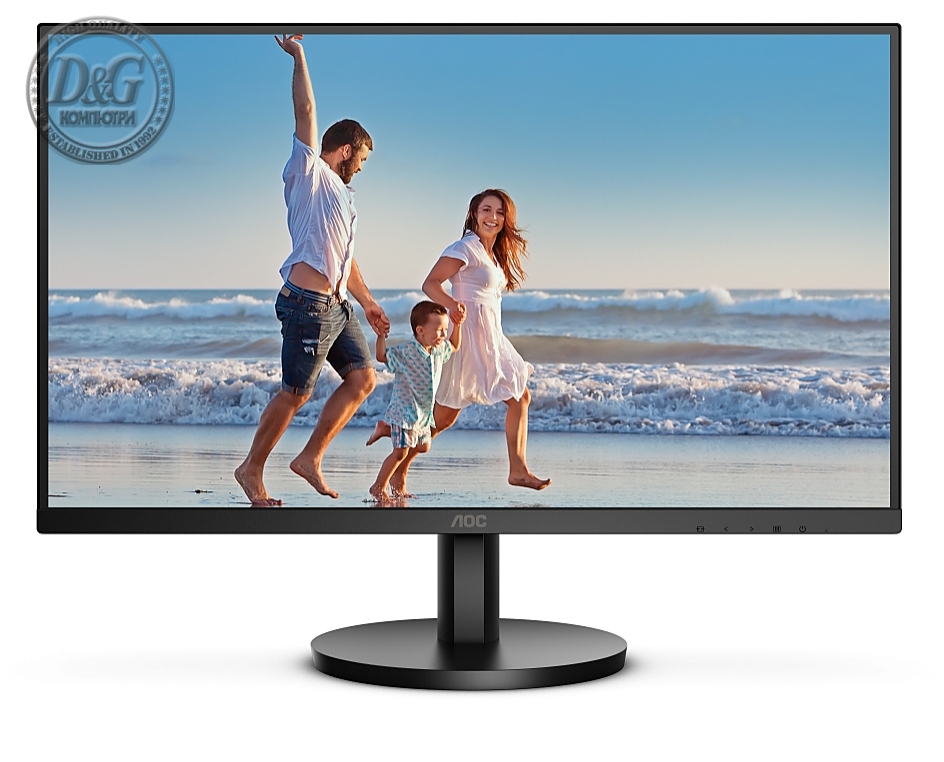 AOC Q27B3MA, 27" VA WLED, 2560x1440@75Hz, 4ms GtG, 250cd m2, 4000:1,DCR 50M:1, Adaptive Sync, FlickerFree, Low Blue Light, 2Wx2, Tilt, HDMI, DP