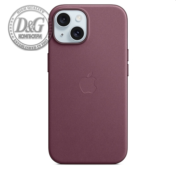 Apple iPhone 15 FineWoven Case with MagSafe - Mulberry