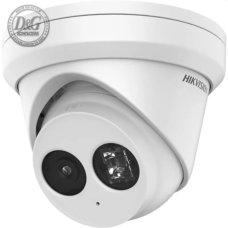 HikVision IP Dome Camera 6 MP, 2.8 mm, IR up to 30m, H.265+, IP67, built-in microphone, 12Vdc/PoE 7.5W