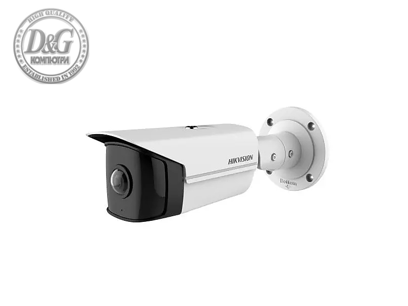 HikVision Super Wide Angle Bullet Camera 4MP, 1.68 mm, IR up to 20m, H.265+, IP67, optional micro SDXC (256GB), 12Vdc/PoE 8.7W