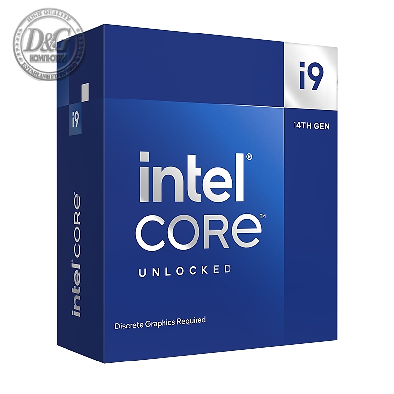 Intel Core i9-14900KF 24C/32T (eC 2.4GHz / pC 3.2GHz / 6.0GHz Boost, 36MB, 125W, LGA1700)