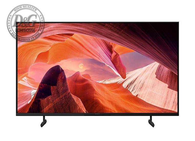 Sony KD-43X80L 43" 4K HDR TV BRAVIA , Direct LED , Processor X1,Triluminos PRO ,Dynamic Contrast Enhancer,Motionflow 200 Hz,X-Balanced Speaker, Dolby Atmos,DVB-C / DVB-T/T2 / DVB-S/S2, USB, Android TV, Google TV