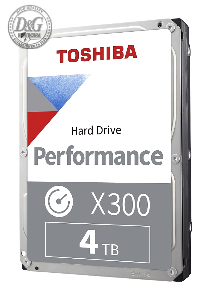 Toshiba X300 4TB ( 3.5", 256MB, 7200 RPM, SATA 6Gb/s )