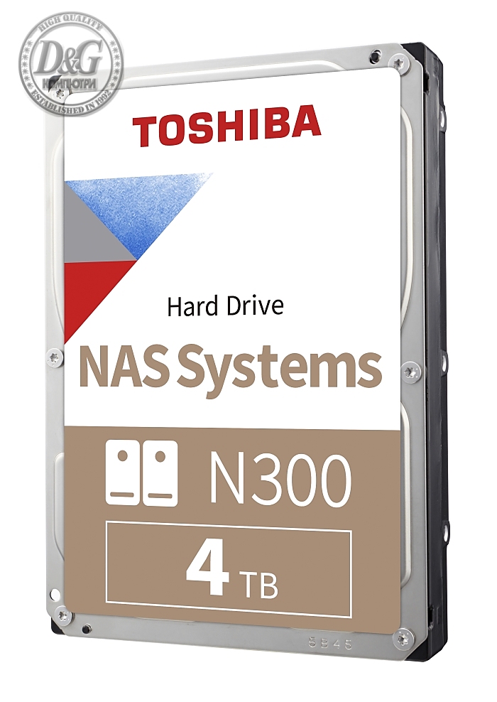 Toshiba N300 4TB ( 3.5", 256MB, 7200 RPM, SATA 6Gb/s )