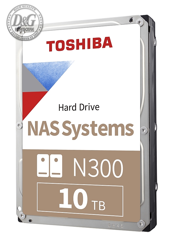 Toshiba N300 10TB ( 3.5", 256MB, 7200 RPM, SATA 6Gb/s )