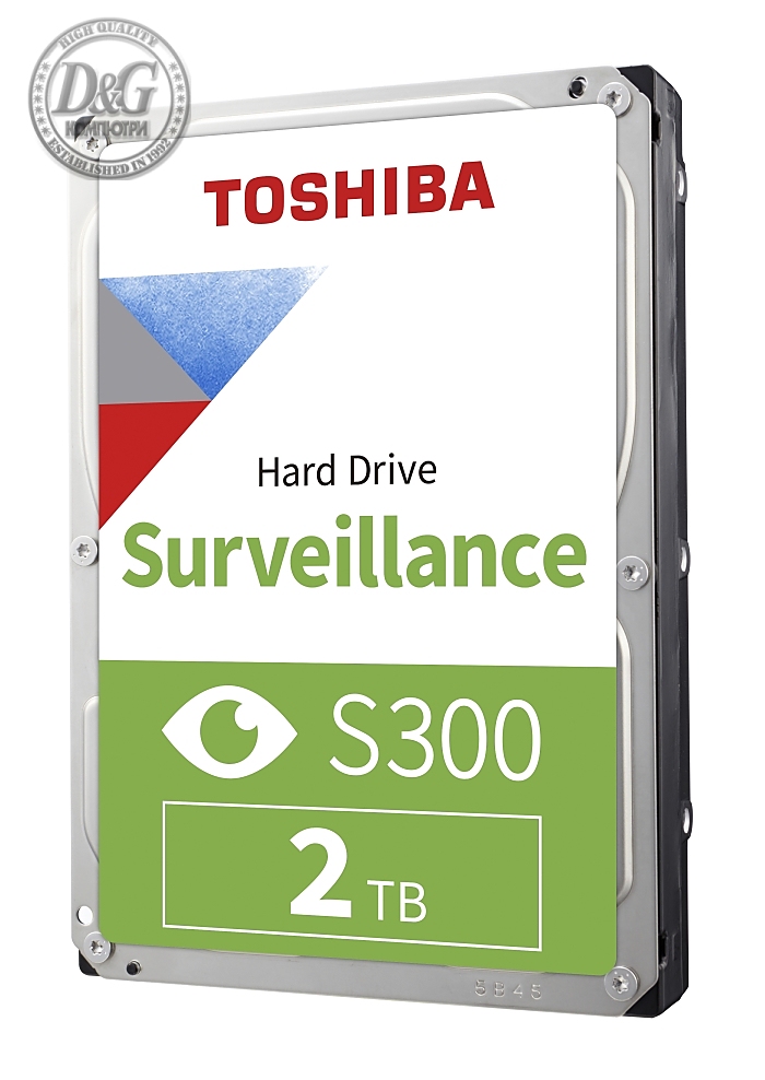 Toshiba S300 2TB ( 3.5", 128MB, 5900 RPM, SATA 6Gb/s )