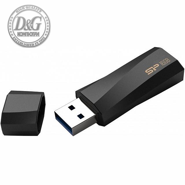 USB памет SILICON POWER Blaze B07, 16GB, USB 3.2, Черна