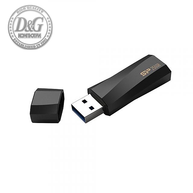 USB памет SILICON POWER Blaze B07, 256GB, USB 3.2, Черна