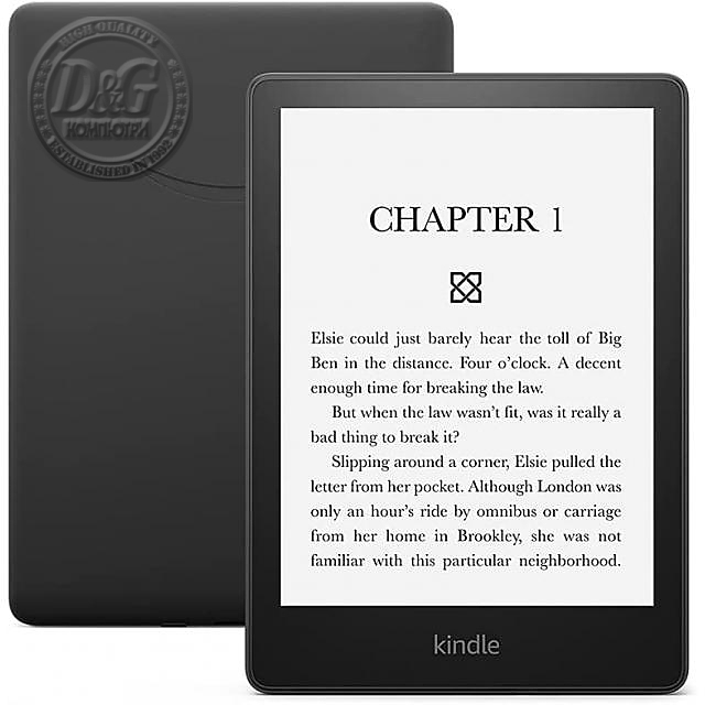 eBook четец Kindle Paperwhite 6.8&quot;, 16GB, 2021, 11 генерация, IPX8, Черен