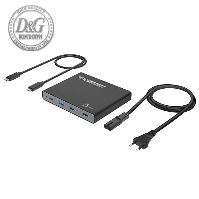 Докинг станция j5create JCDP392 90W, USB-C, USB 3.0, HDMI