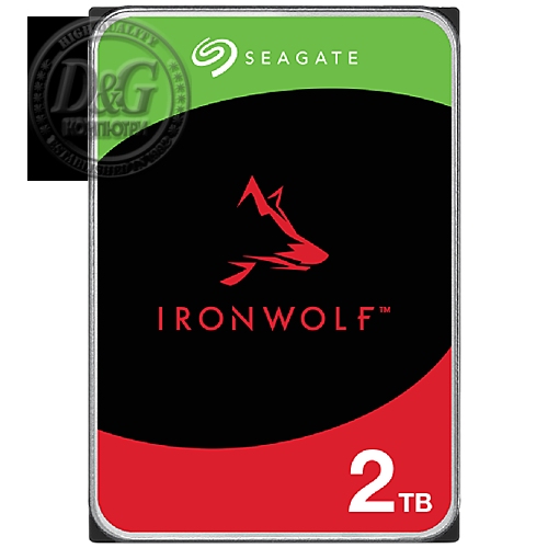 SEAGATE HDD IronWolf NAS (3.5''/2TB/SATA 6Gb/s/rpm 5400)