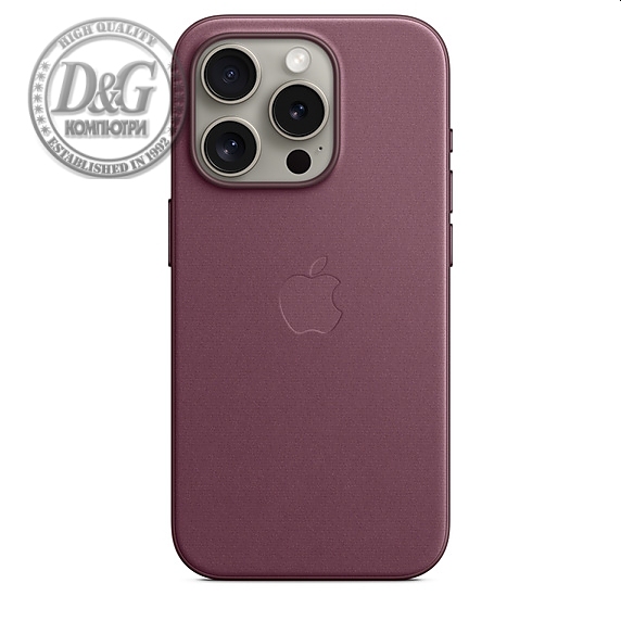 Apple iPhone 15 Pro FineWoven Case with MagSafe - Mulberry