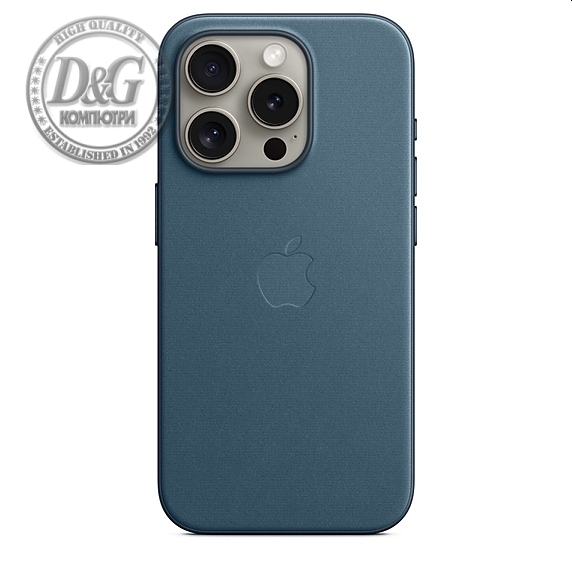 Apple iPhone 15 Pro FineWoven Case with MagSafe - Pacific Blue