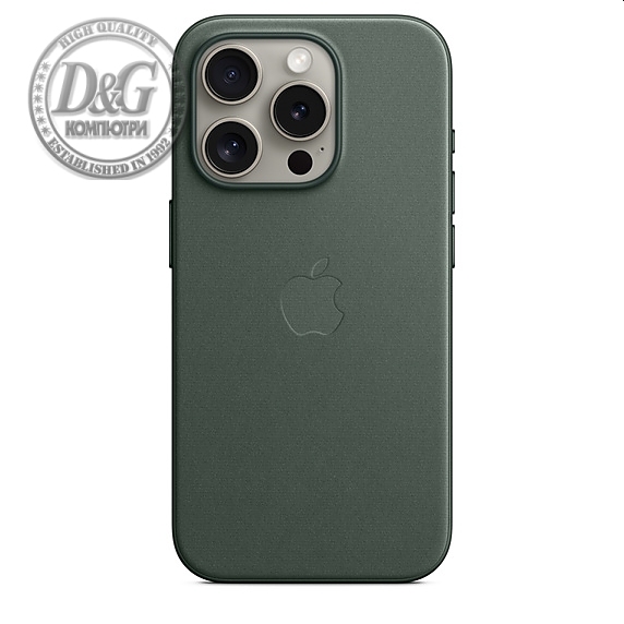 Apple iPhone 15 Pro FineWoven Case with MagSafe - Evergreen