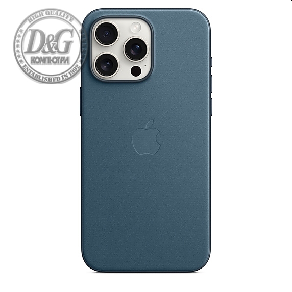 Apple iPhone 15 Pro Max FineWoven Case with MagSafe - Pacific Blue