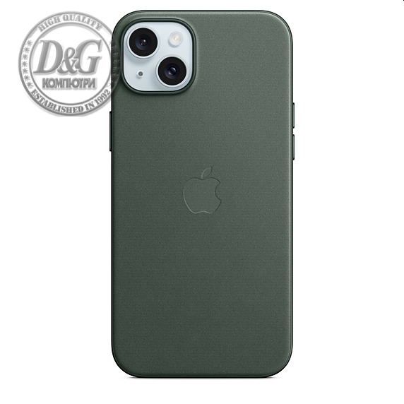 Apple iPhone 15 Plus FineWoven Case with MagSafe - Evergreen