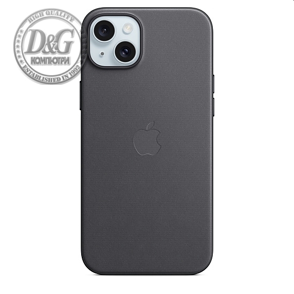 Apple iiPhone 15 Plus FineWoven Case with MagSafe - Black