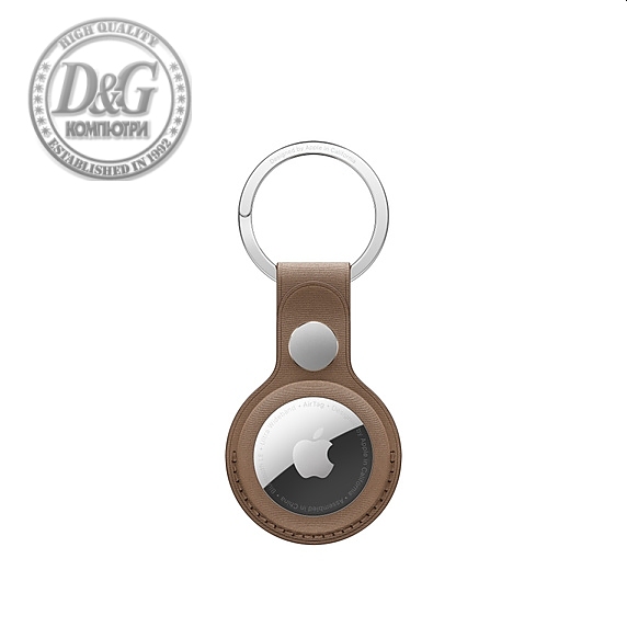 Apple AirTag FineWoven Key Ring - Taupe