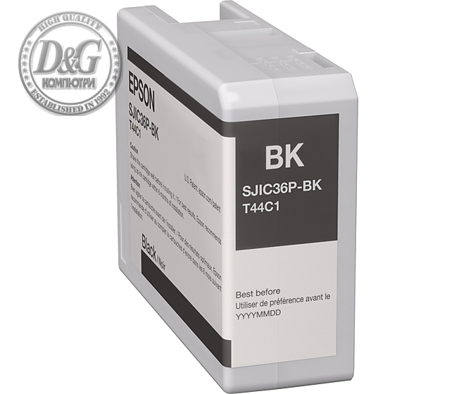 Epson SJIC36P(K): Ink cartridge for ColorWorks C6500/C6000 (Black)