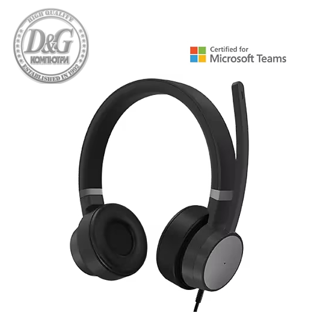 Lenovo Go Wired ANC Headset (Thunder Black)