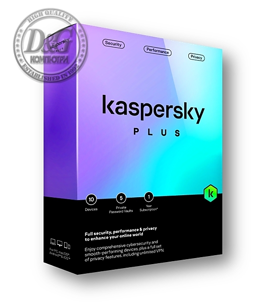 Kaspersky Plus Eastern Europe  Edition. 3-Device 2 year Base Download Pack