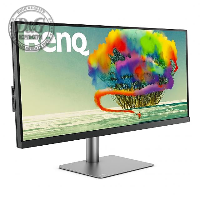 Монитор BenQ PD3420Q, 314 inch, IPS, 3440x1440, 60Hz, HDMI, DP, USB-C PD