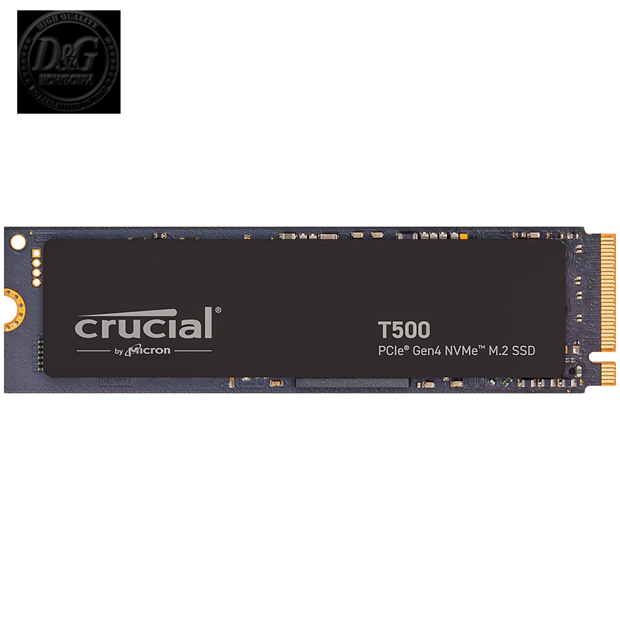 Crucial SSD Crucial T500 1TB PCIe Gen4 NVMe M.2 SSD, EAN: 649528939241