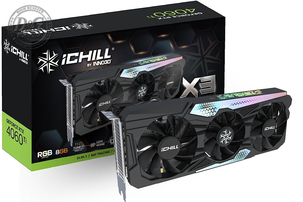 Inno3D GeForce RTX 4060 Ti 8GB GDDR6 iChill X3