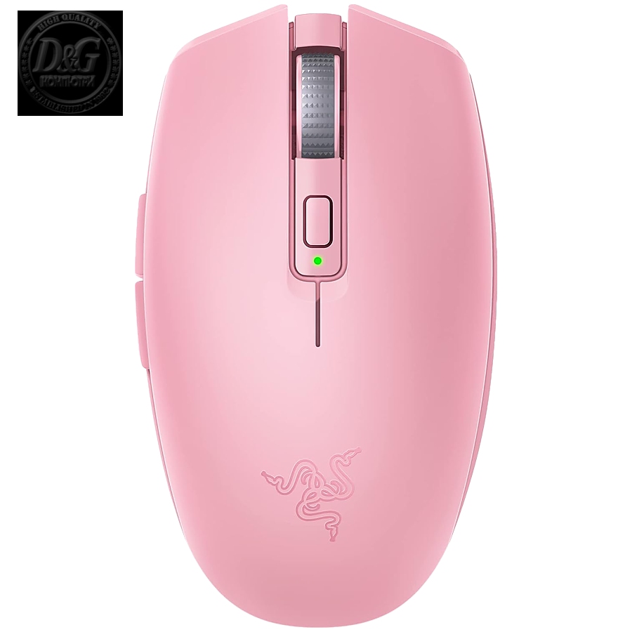 Razer Orochi V2 Pink, Dual-mode wireless (2.4GHz and Bluetooth), 18 000 DPI Optical Sensor, 2nd-gen Razer Mechanical Mouse Switches, Up to 950 hours of battery life, Weight < 60g, Symmetrical right-handed