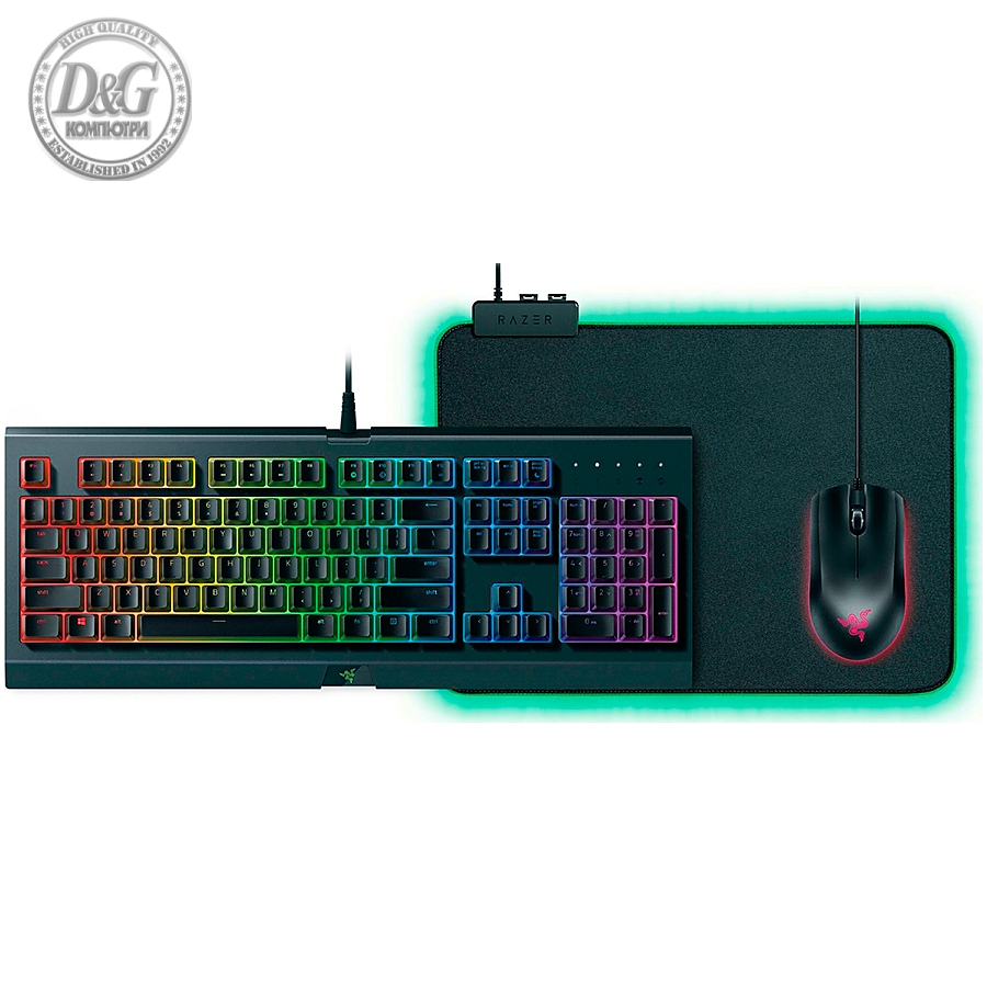 Razer Holiday Bundle (2018) Razer Cynosa Chroma + Abyssus Essential + Razer Goliathus Chroma