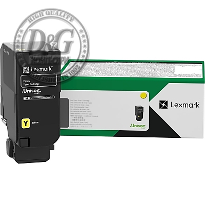 Lexmark 71C2HY0 CS/X73x Yellow Return Programme 10.5K Toner Cartridge