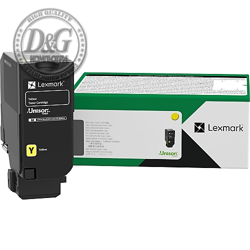 Lexmark 71C2XY0 CS/X73x Yellow Return Programme 12.5K Toner Cartridge