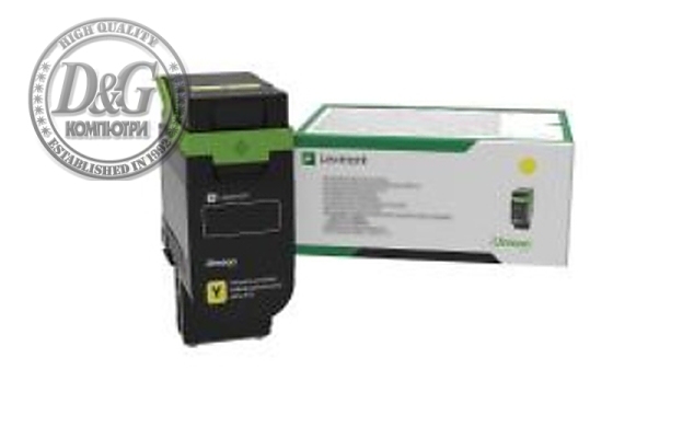 Lexmark 75M2XY0 CS632, CX635 Yellow Return Programme 11.7K Toner Cartridge