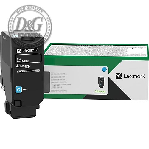 Lexmark 81C2XC0 CS/X73x Cyan Return Programme 16.2K Toner Cartridge