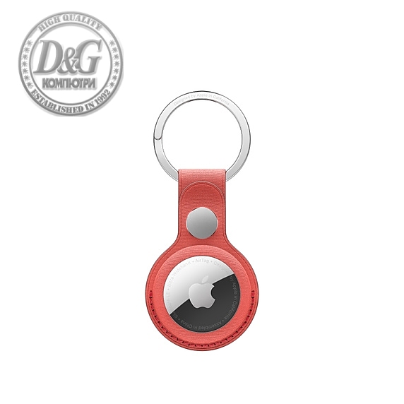 Apple AirTag FineWoven Key Ring - Coral