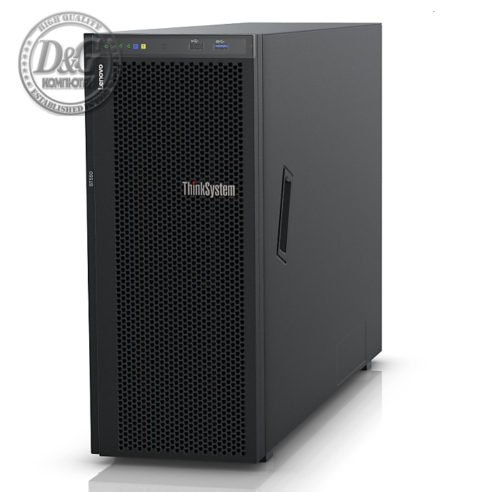 Lenovo ThinkSystem ST550, 2x Xeon Silver 4210 (10C, 2.2GHz, 13.75MB Cache/85W), 32GB 2933MHz (1x32GB, 2Rx4 RDIMM), O/B, 930-8i, 1x750W Titanium, XCC Enterprise