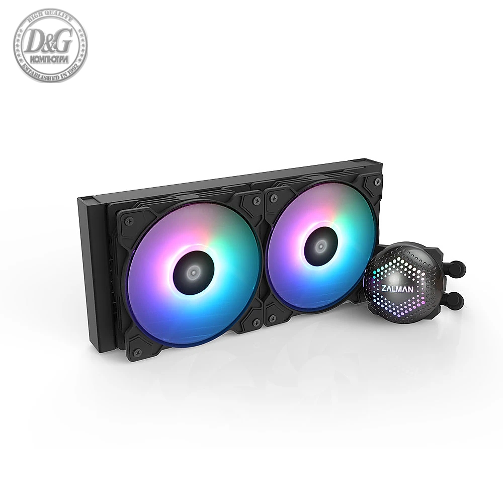 Zalman водно охлаждане Water Cooling ALPHA 24 BLACK - Addressable RGB - LGA1700/AM5