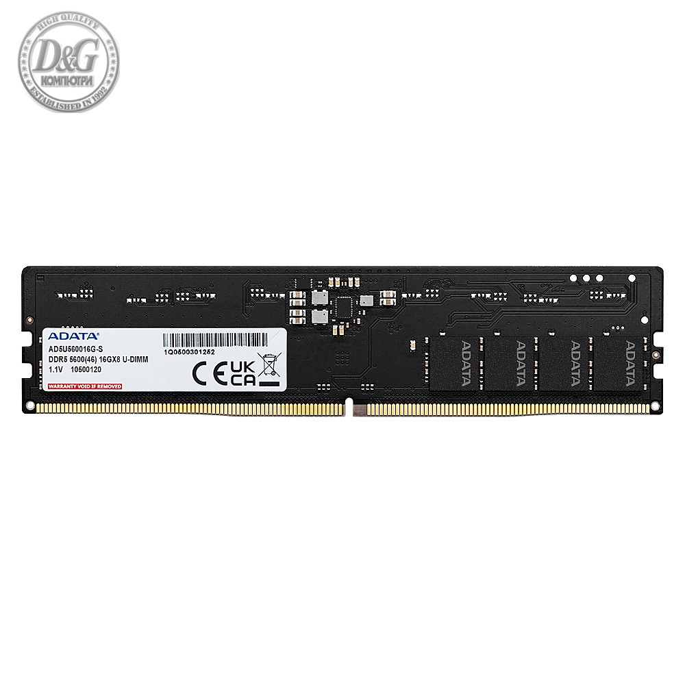 ADATA 16GB DDR5 5600 MHz U-DIMM