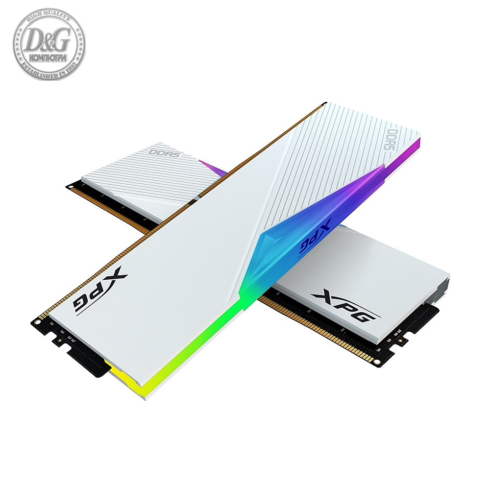 ADATA LANCER RGB 32GB (2x16GB) DDR5 7200 MHz U-DIMM White