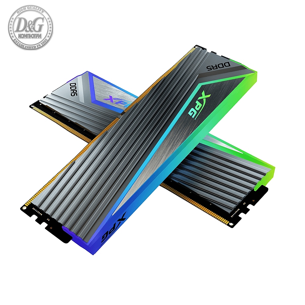 ADATA CASTER RGB 64GB (2x32GB) DDR5 6400 MHz U-DIMM