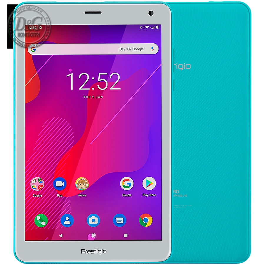 Prestigio Q PRO,PMT4238_4G_D_MT,Single Micro-SIM, have call fuction, 8.0"WXGA(800*1280)IPS display, up to 1.4GHz quad core processor, android 9.0, 2GB RAM+16GB ROM, 0.3MP front camera+2MP rear camera, 5000mAh battery