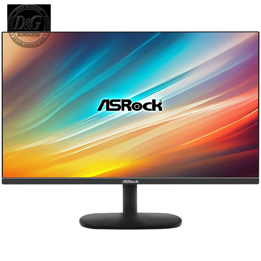 Asrock Gaming Monitor, 27" FHD(1920x1080) IPS, Anti-Glare, 100 Hz, 99% sRGB, 16:9, 1000:1, 300 cd/mВІ, 178Вє/178Вє, 1ms (MPRT), Flicker-free, Tiltt Adjustment, 1x HDMI 2.0, 1x VGA, 3Y