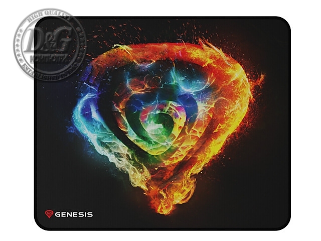 Genesis Mouse Pad Carbon 500 M Fire G2 300 x 250mm