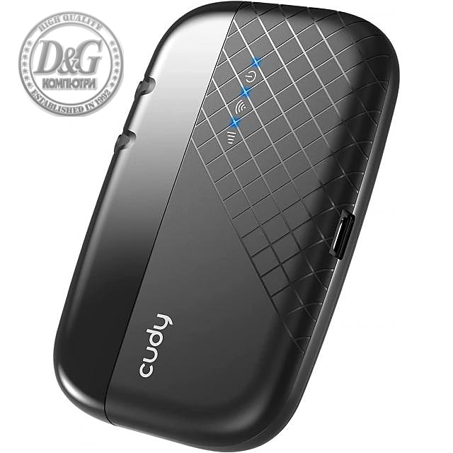 Безжичен рутер Cudy MF4, 4G LTE, 50 Mbps, Черен