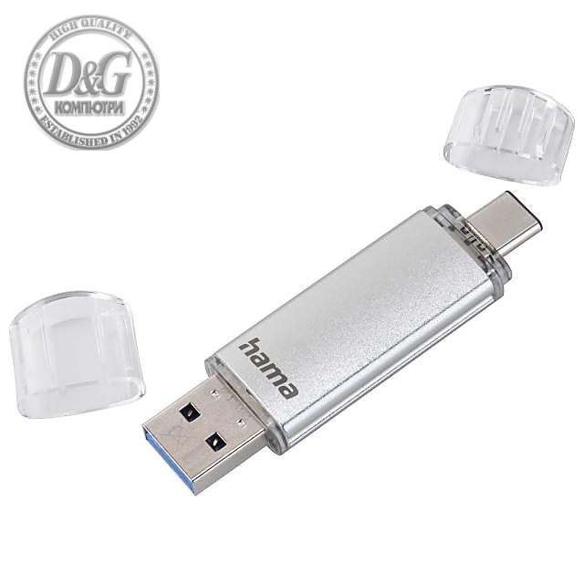 HAMA Флаш памет &quot;C-Laeta&quot; Тип USB-C 256 GB USB 3.1/USB 3.0, 70Mb/s