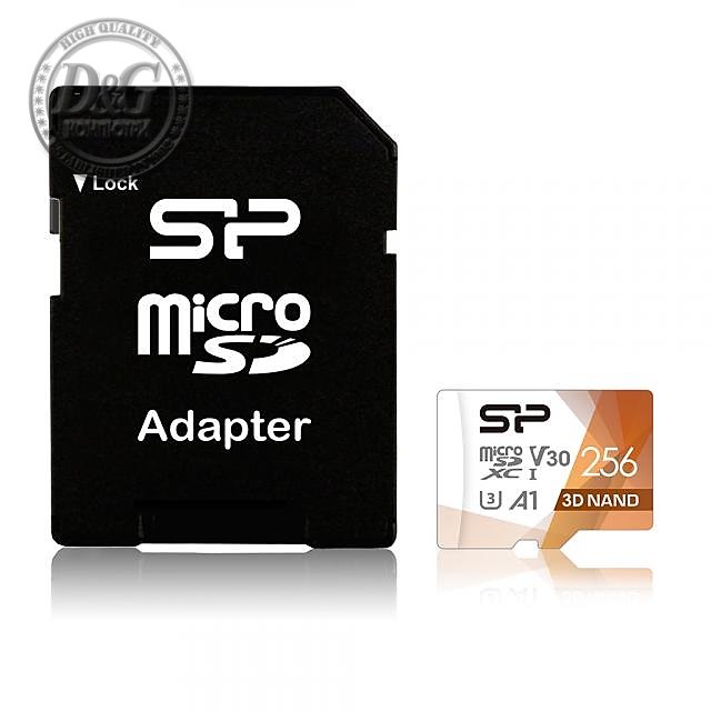 Карта памет Silicon Power Superior Pro, 256GB, microSDXC, Class 10, SD Adapter