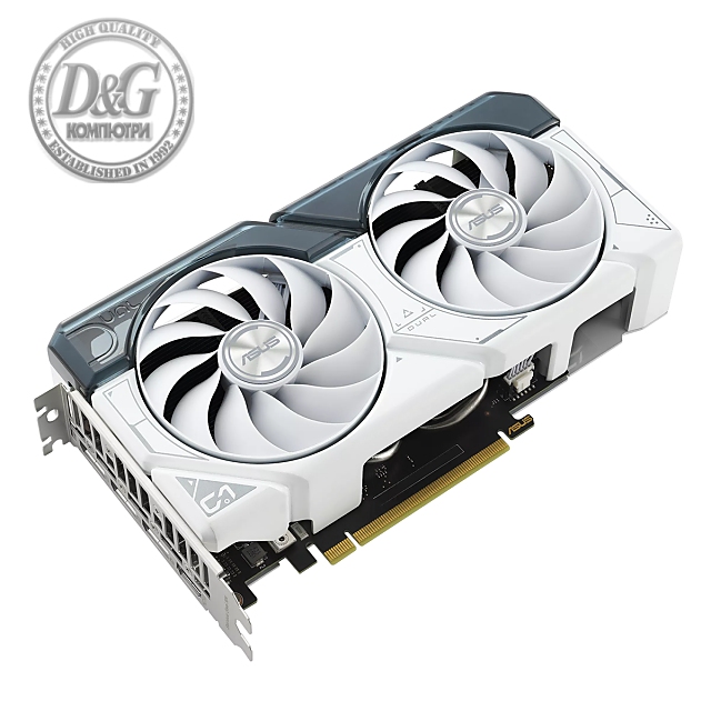 Видео карта ASUS DUAL GeForce RTX 4060 OC White 8GB GDDR6